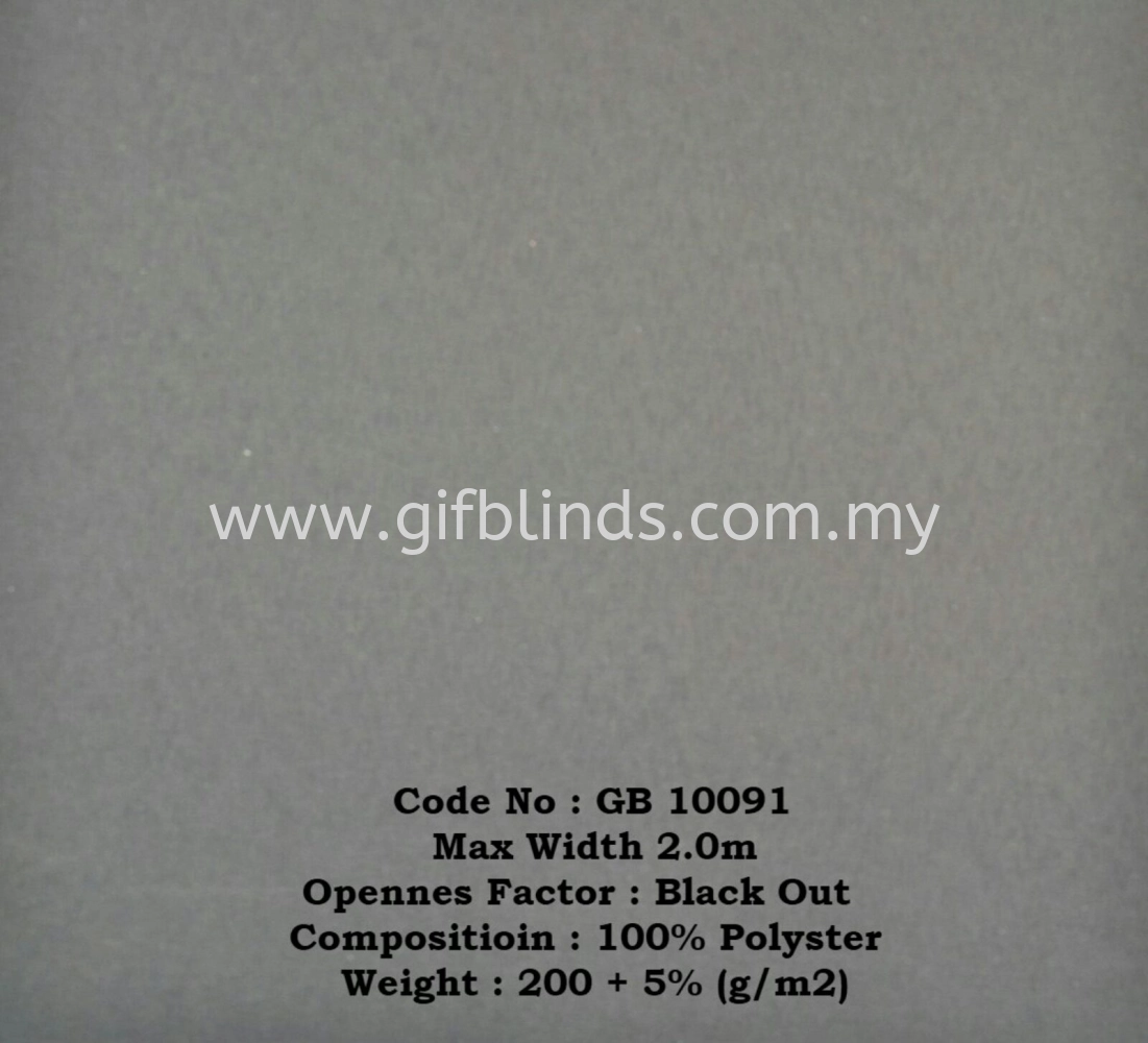 Black Out Roller Blinds Sample GB10091