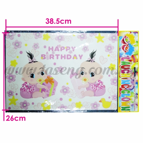 Table Mat Baby Girl 6pcs (P-TM-BY1G)