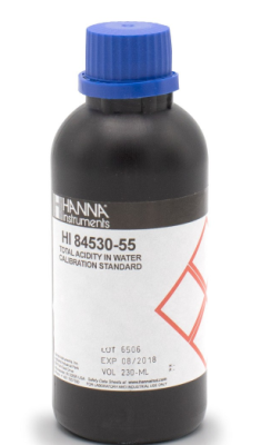 HI84530-55 Pump Calibration Standard for Titratable Acidity in Water Mini Titrator
