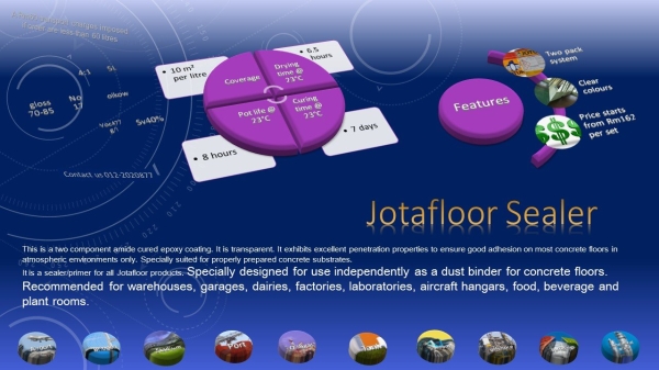 Jotafloor Clear Sealer Primer Protective Coating Ampang, Selangor, Malaysia Supply, Supplier, Suppliers | Hst Solutions Sdn Bhd