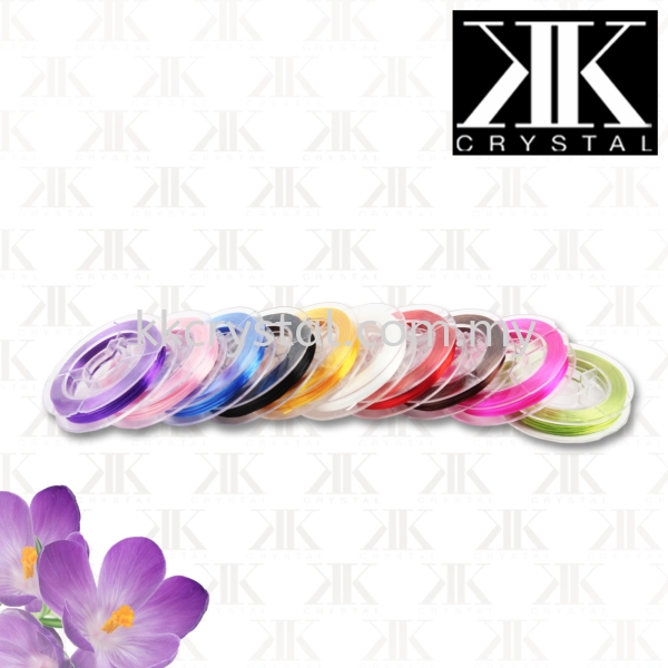 Mini Crystal String, 10meters, 10Rolls/pack, Randomly Mix Color Beading Thread Strings Kuala Lumpur (KL), Malaysia, Selangor, Klang, Kepong Wholesaler, Supplier, Supply, Supplies | K&K Crystal Sdn Bhd