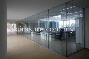 Tempered glass wall 1