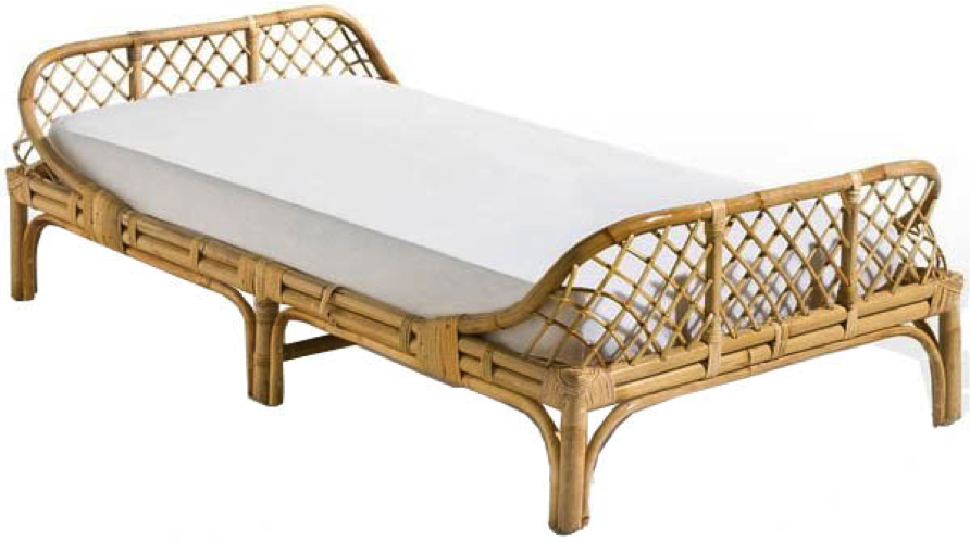 RDB 008 - RATTAN SLEEPING BED