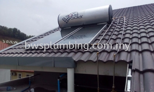 Cheras, Selangor | Aqua Solar Water Heater Installation