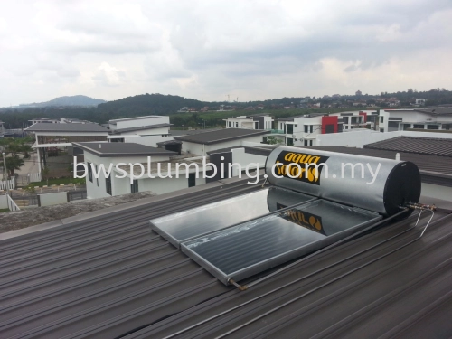 Puncak Alam, Selangor | Aqua Solar Water Heater Installation