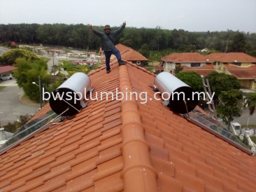 Two Unit Aqua Solar Water Heater supplier Bangi, Selangor |