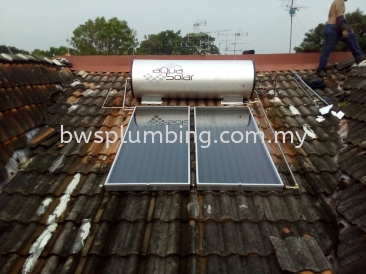 Aqua Solar Water Heater Supply and Install in Klang Valley