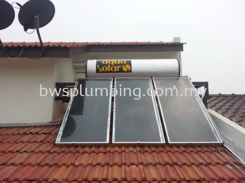 Taman Sentosa, Selangor | Aqua Solar Water Heater Installation