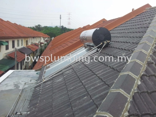 Setapak, Selangor | Aqua Solar Water Heater Installation