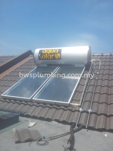 Serendah, Selangor | Aqua Solar Water Heater Installation