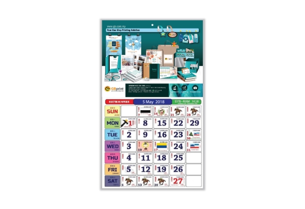 Racing Horse Calendar Calendar Kuala Lumpur (KL), Malaysia, Selangor, Kepong Supplier, Suppliers, Supply, Supplies | GB PRINT SDN BHD