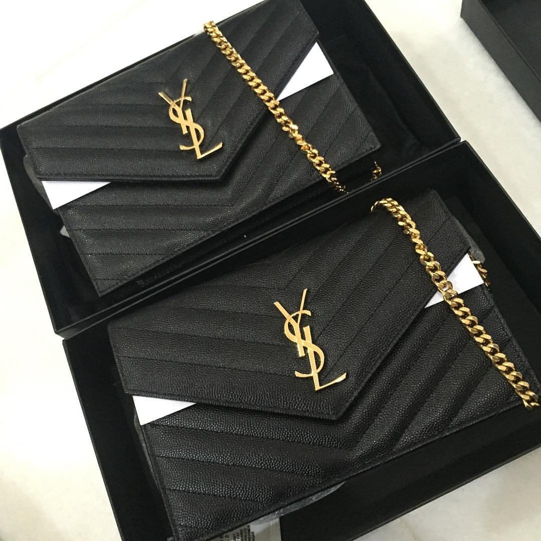 SOLD) Brand New Ready Stock YSL WOC in Black with GHW YSL Kuala Lumpur  (KL), Selangor