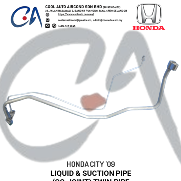 HONDA CITY '09 LIQUID & SUCTION PIPE (CC-JOINT) TWIN PIPE