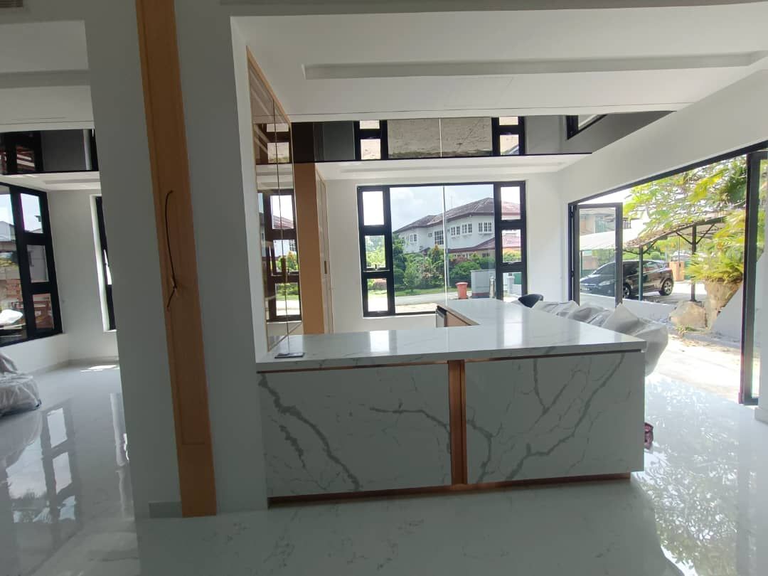 LAMINATED ISLAND TABLE | KITCHEN AT KOTA KEMUNING | SHAH ALAM | SUBANG JAYA