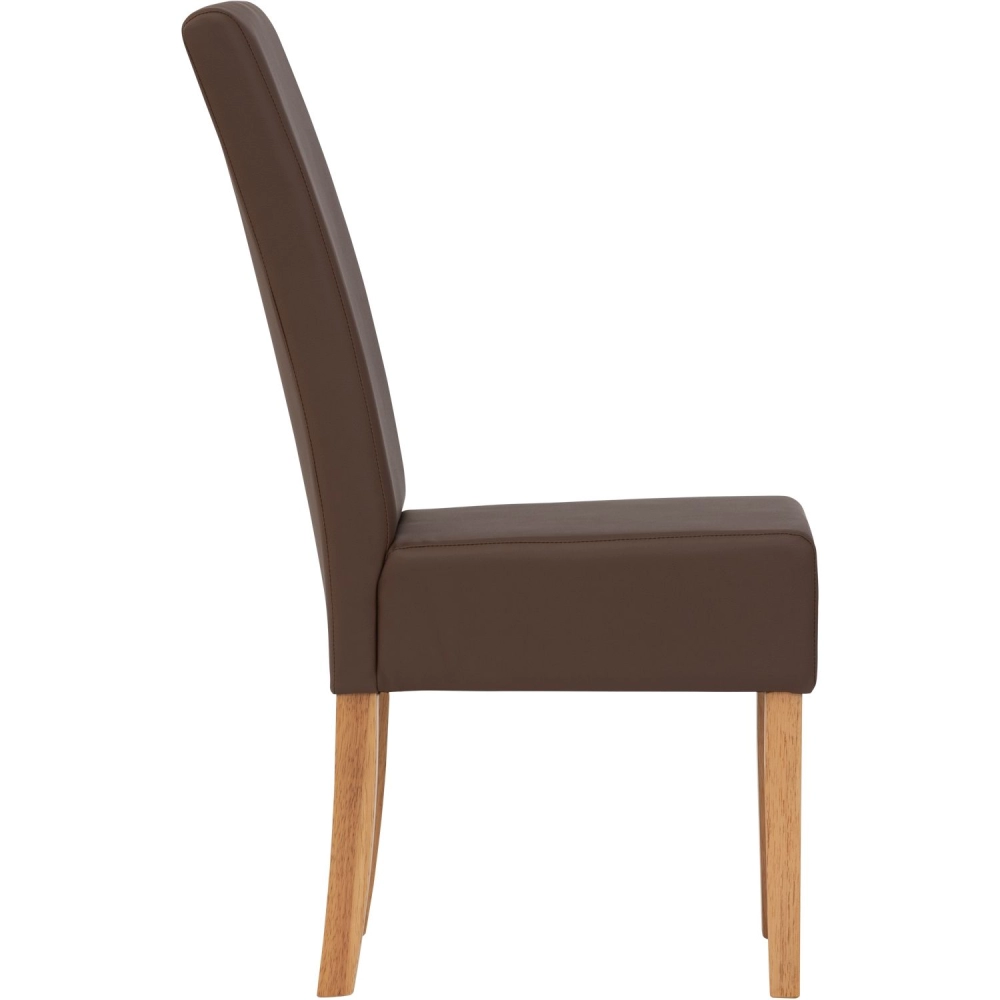 Mesi Dining Chair (Natural, Brown)
