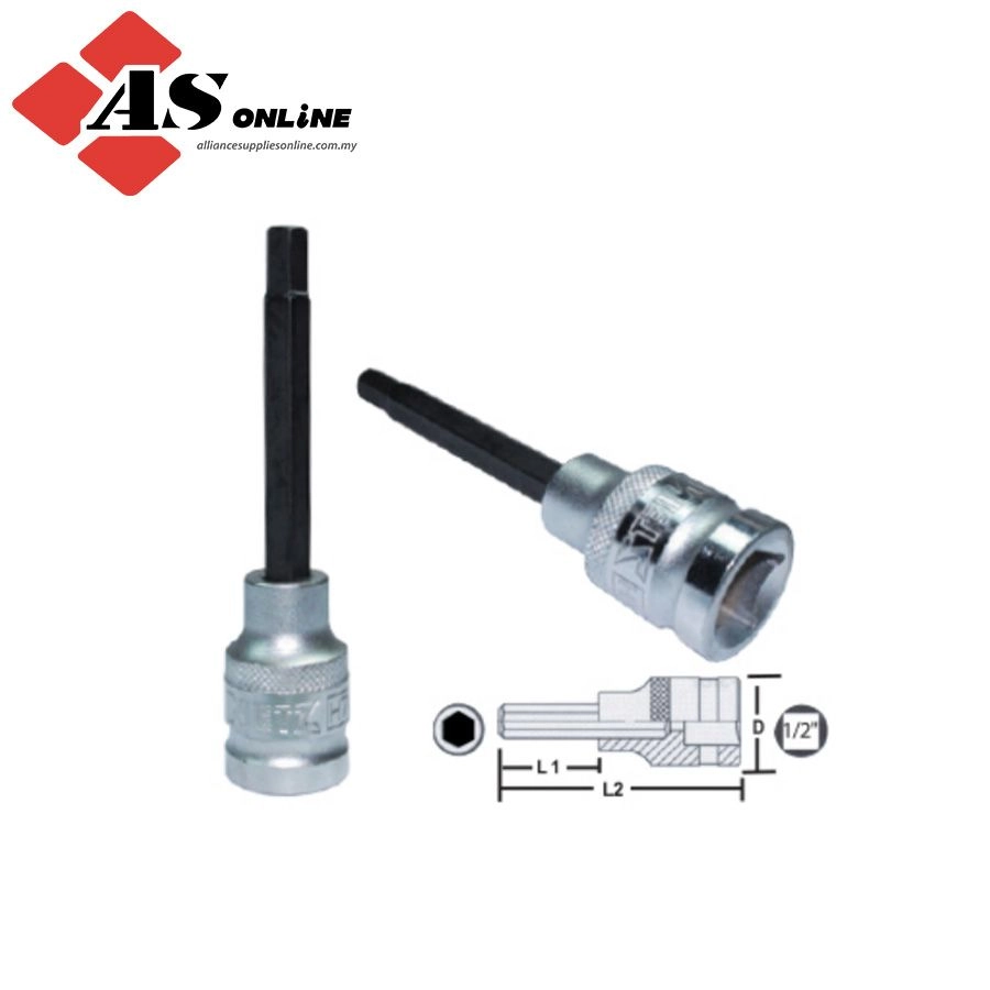 1 2 Dr Long Hex Bit Allen Socket 4mm Model TZ50240104 Malaysia 1-2-dr-long-hex-bit-allen-socket-4mm-model-tz50240104-malaysia