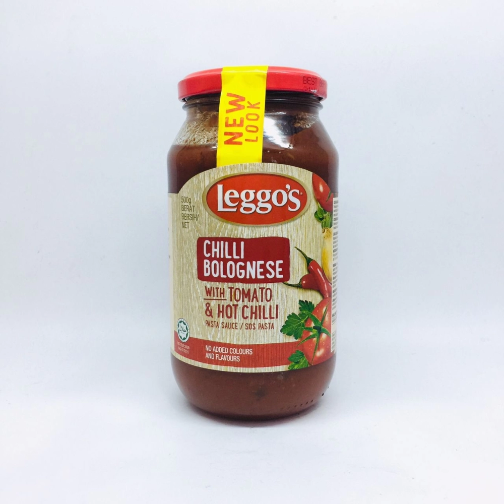 Leggo's Chilli Bolognese with Tomato & Hot Chili Pasta Sauce番茄辣椒義大利麵醬500g