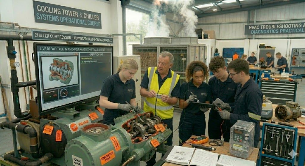 Chiller compressor repair training