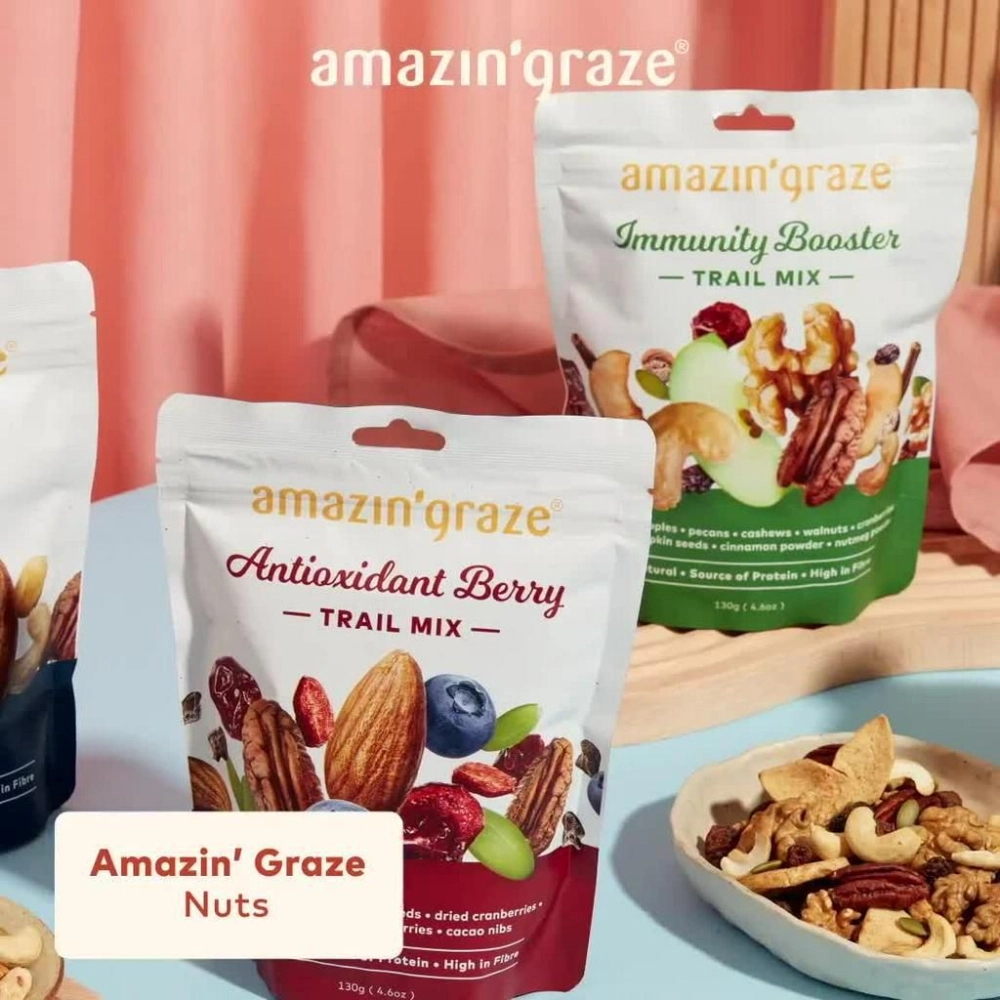 Amazin' Graze Immunity Booster Trail Mix (130g) EXP DATE : 06 JULY 2024