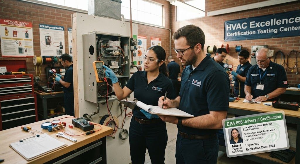 HVAC technician certification course