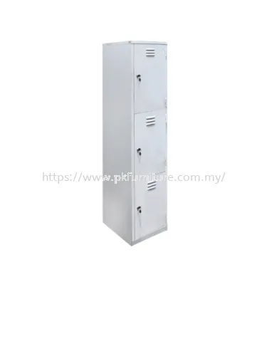 STEEL LOCKER - PK-SL-3-15-G1 - 3 COMPARTMENT STEEL LOCKER