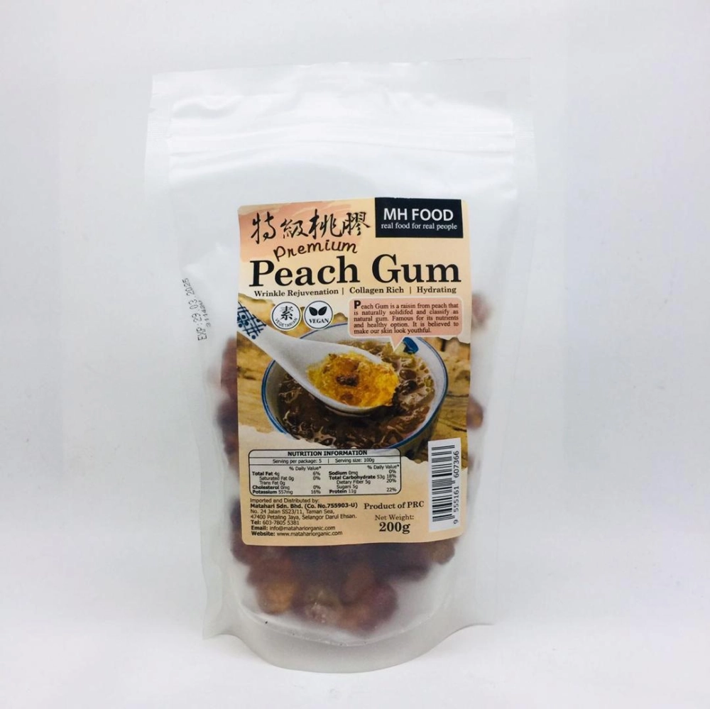 MH Food Premium Peach Gum 特級桃膠 200g