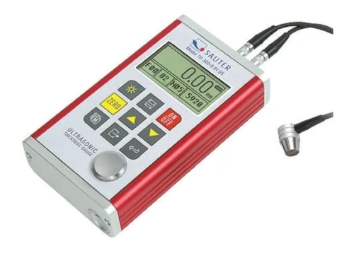  685-0911 - Sauter TU 230-0.01 US Thickness Meter, 1.2mm - 230mm, ±0.5 % Accuracy, 0.01 mm Resolution, Digital Display