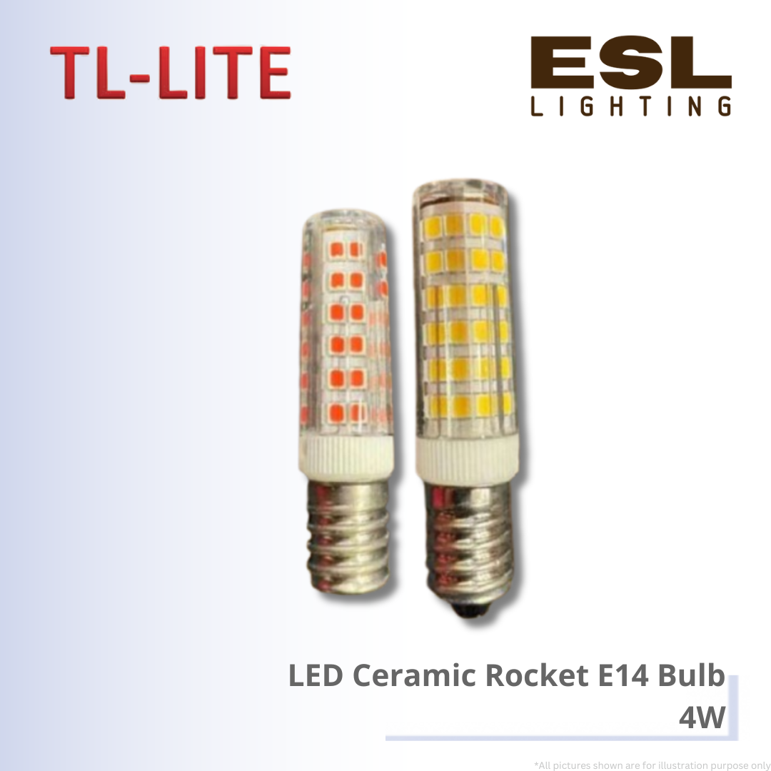 TL-LITE LED Ceramic Rocket E14 Bulb - 4W