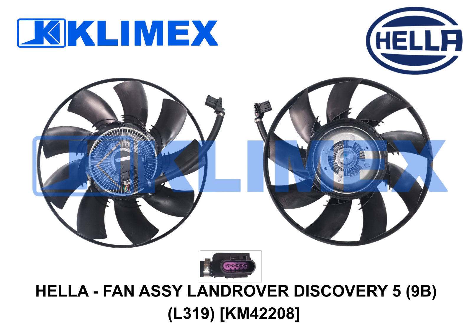 HELLA - FAN ASSY LANDROVER DISCOVERY 5 (9B) (L319) [KM42208]