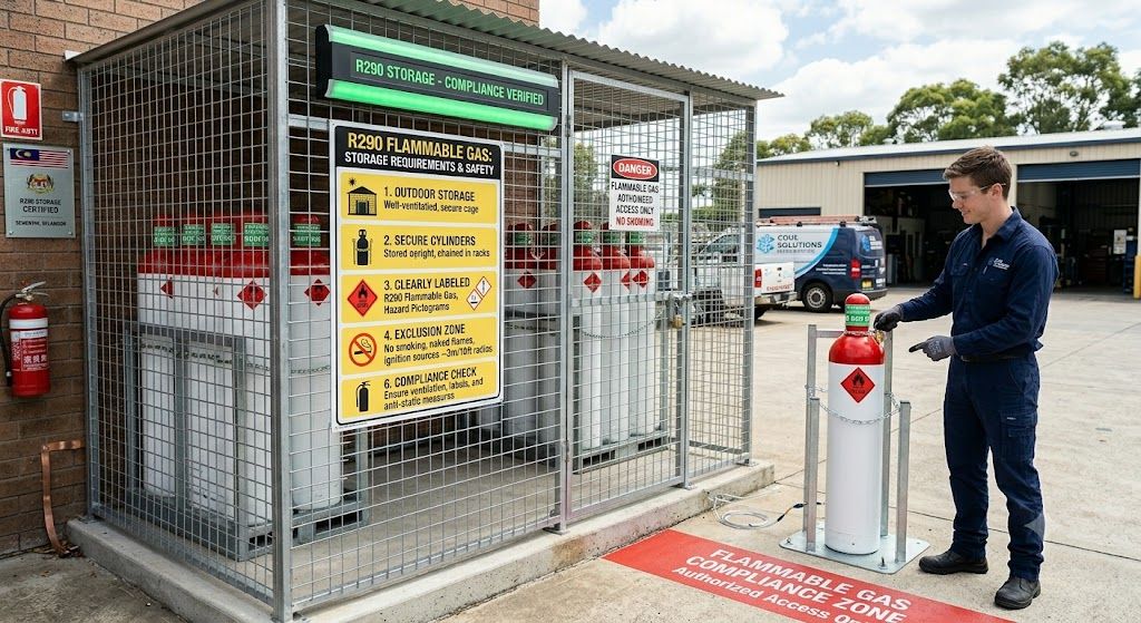 R290 storage compliance regulations