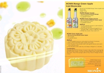 MONIN MANGO GREEN APPLE ICED MOONCAKE