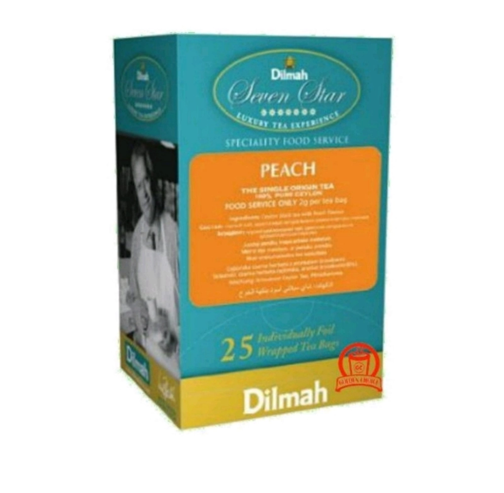 DILMAH PEACH TEA 50G/2G*25TB