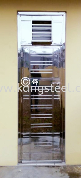 BD025 Back Door Johor Bahru, JB, Skudai Design, Installation, Supply | Kang Steel Engineering Sdn Bhd