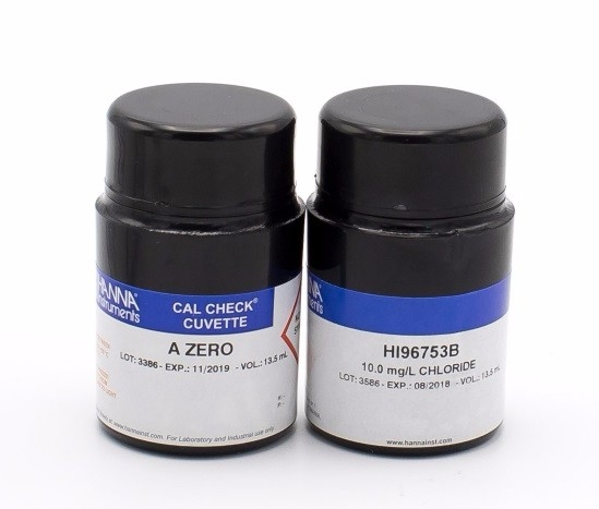 HI96753-11 Chloride CAL Check™ Standards CAL Check Standards Solutions Selangor, Malaysia, Penang, Sabah, Kuala Lumpur (KL), Petaling Jaya (PJ), Sungai Nibong, Kota Kinabalu Supplier, Suppliers, Supply, Supplies | Hanna Instruments (M) Sdn Bhd