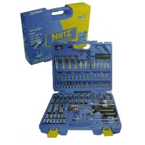 NIETZ 95pcs 1/4'DR.&1/2 DR.Master Combination Socket Bit Set Machinery B2B & Industrial Products Nietz Selangor, Malaysia, Kuala Lumpur (KL), Klang Supplier, Suppliers, Supply, Supplies | Uni Hardware & Electrical Enterprise