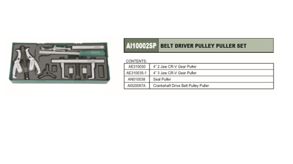 BELT DRIVER PULLEY PULLER SET - AI10002SP Tool Set For Tool Trolley Professional Tool Trolley And Mechanic Tools Set Jonnesway Johor Bahru (JB), Malaysia, Desa Cemerlang Supplier, Suppliers, Supply, Supplies | Brilliance Trading Sdn Bhd