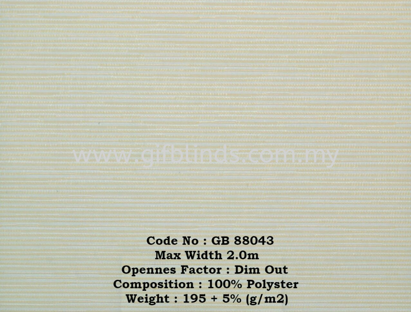 Dim Out Roller Blinds Sample GB88043