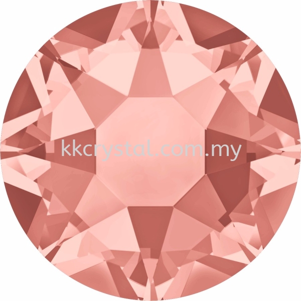 SW Flat Backs Hotfix, 2078 SS12, Rose Peach A HF (262), 144pcs/pack SS12 Flat Backs Hotfix SW Crystal Collections  Kuala Lumpur (KL), Malaysia, Selangor, Klang, Kepong Wholesaler, Supplier, Supply, Supplies | K&K Crystal Sdn Bhd