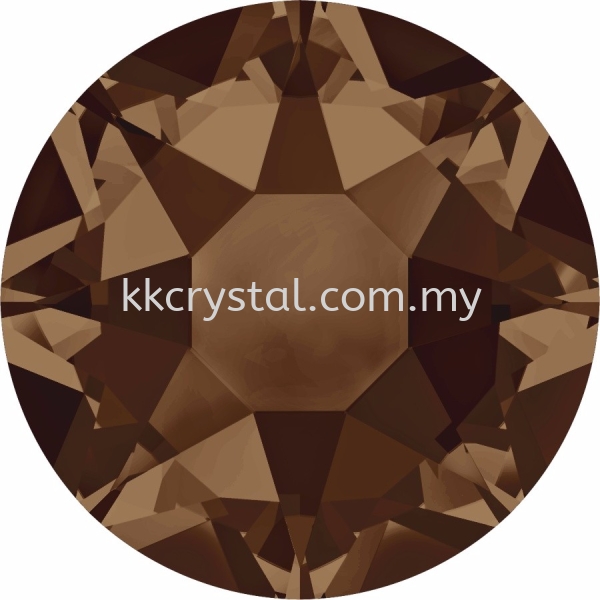 SW Flat Backs Hotfix, 2078 SS16, Smoked Topaz A HF (220), 144pcs/pack SS16 Flat Backs Hotfix SW Crystal Collections  Kuala Lumpur (KL), Malaysia, Selangor, Klang, Kepong Wholesaler, Supplier, Supply, Supplies | K&K Crystal Sdn Bhd