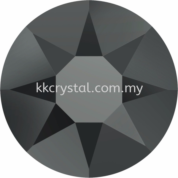 SW Flat Backs Hotfix, 2078 SS16, Jet Hematite A HF (280 HEM), 144pcs/pack SS16 Flat Backs Hotfix SW Crystal Collections  Kuala Lumpur (KL), Malaysia, Selangor, Klang, Kepong Wholesaler, Supplier, Supply, Supplies | K&K Crystal Sdn Bhd