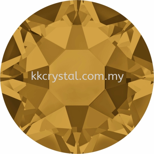 SW Flat Backs Hotfix, 2078 SS34, Topaz A HF (203), 18pcs/pack SS34 Flat Backs Hotfix SW Crystal Collections  Kuala Lumpur (KL), Malaysia, Selangor, Klang, Kepong Wholesaler, Supplier, Supply, Supplies | K&K Crystal Sdn Bhd