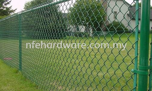 Green PVC Chain-link Fence  PVC Chain-link Fence  Chain-Link Fence Selangor, Malaysia, Kuala Lumpur (KL), Banting, Klang, Dengkil Supplier, Suppliers, Supply, Supplies | New Far East Hardware Trading Sdn Bhd
