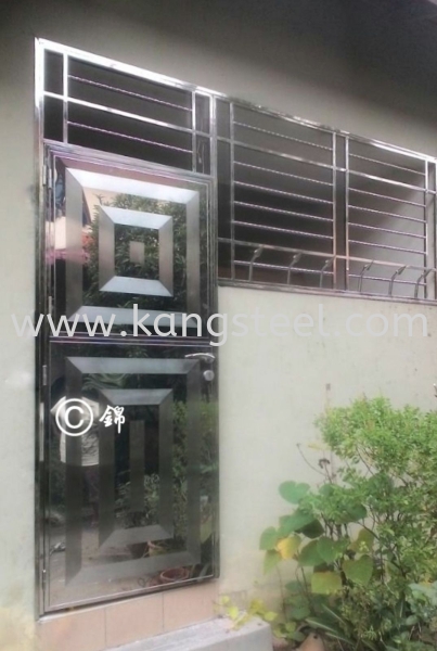 BD026 Back Door Johor Bahru, JB, Skudai Design, Installation, Supply | Kang Steel Engineering Sdn Bhd