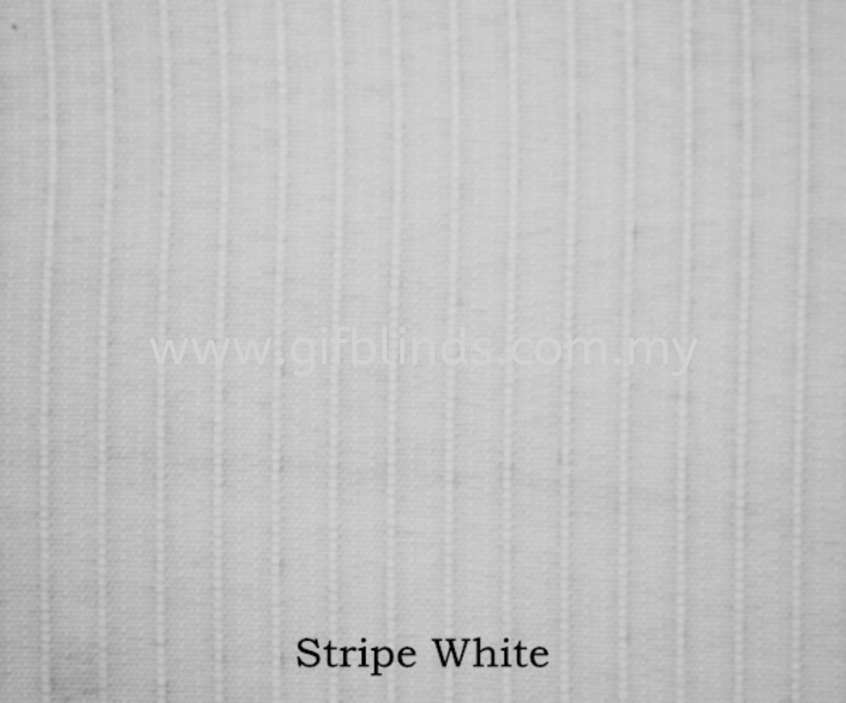 Vertical Stripes White