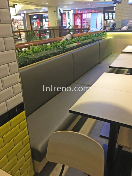 We are specialist in custom made bench seat for restaurant and cafe (FREE QUOTATION) Booth / Bench seating Petaling Jaya (PJ), Selangor, Kuala Lumpur (KL), Malaysia. Design, Renovation, Decoration | LNL Reno Enterprise