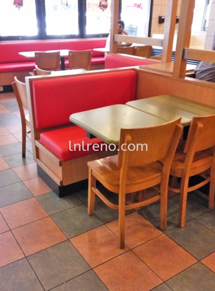 We are specialist in custom made bench seat for restaurant and cafe (FREE QUOTATION) Booth / Bench seating Petaling Jaya (PJ), Selangor, Kuala Lumpur (KL), Malaysia. Design, Renovation, Decoration | LNL Reno Enterprise