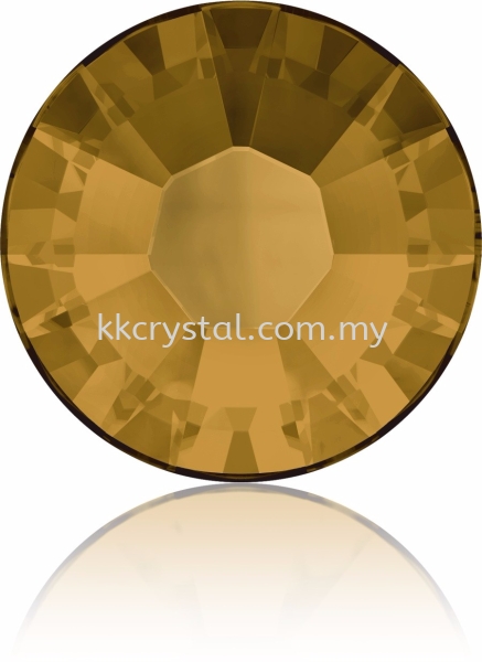 SW Flat Backs Hotfix, 2038 SS30, Topaz A HF (203), 36pcs/pack SS30 Flat Backs Hotfix SW Crystal Collections  Kuala Lumpur (KL), Malaysia, Selangor, Klang, Kepong Wholesaler, Supplier, Supply, Supplies | K&K Crystal Sdn Bhd