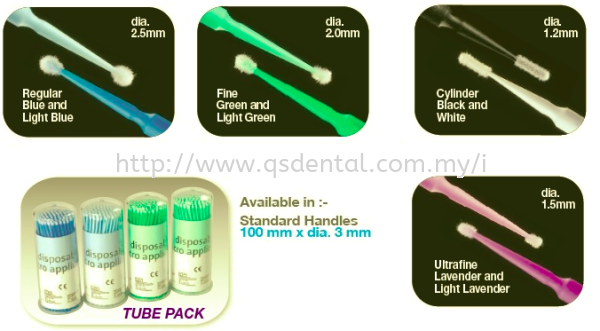 901T Micro Applicator Tube Pack  Applicators Premium Plus Selangor, Malaysia, Kuala Lumpur (KL), Banting Supplier, Suppliers, Supply, Supplies | QS Dental Supply Sdn Bhd