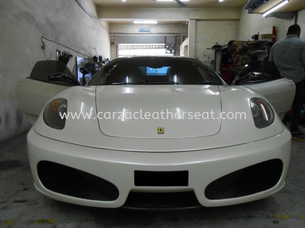 FERRARI 430 REPLACE HAND BRAKE LEATHER Car Console Box Selangor, Malaysia, Kuala Lumpur (KL), Seri Kembangan Service, Retailer, One Stop Solution | Carzac Sdn Bhd