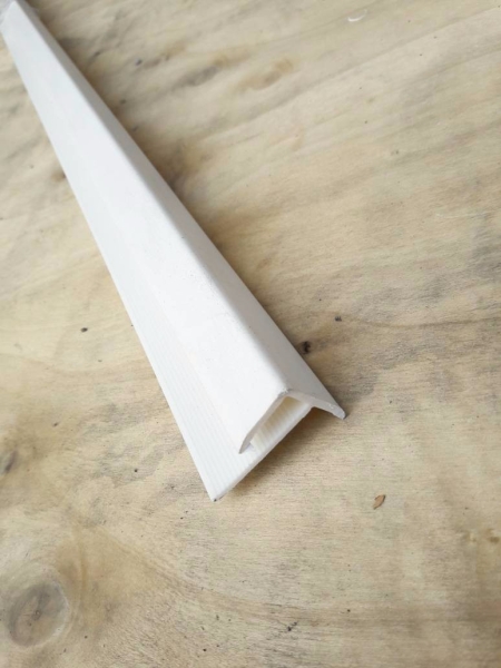 PVC  Stair Nose F 8mm - White ( F8-1012 ) F Stair Nose 8mm ( F - Profile ) PVC Profile Flooring Accessories Malaysia, Selangor, Puchong, Kuala Lumpur (KL) Supplier, Supply  | Dynaloc Sdn Bhd